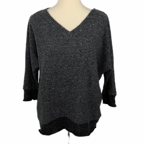 Kut from the Kloth Sweaters - Kut From The Kloth Nancy 3/4 Sleeve Gray Sweater
